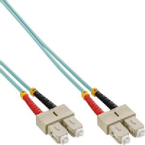InLine LWL Duplex Kabel - SC/SC - 50/125µm - OM3 - 20m